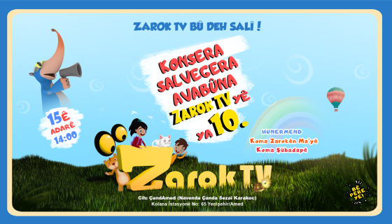 Bizler Zarok TV olarak 10. Yılımızı Newroz coşkusuyla kutluyoruz!