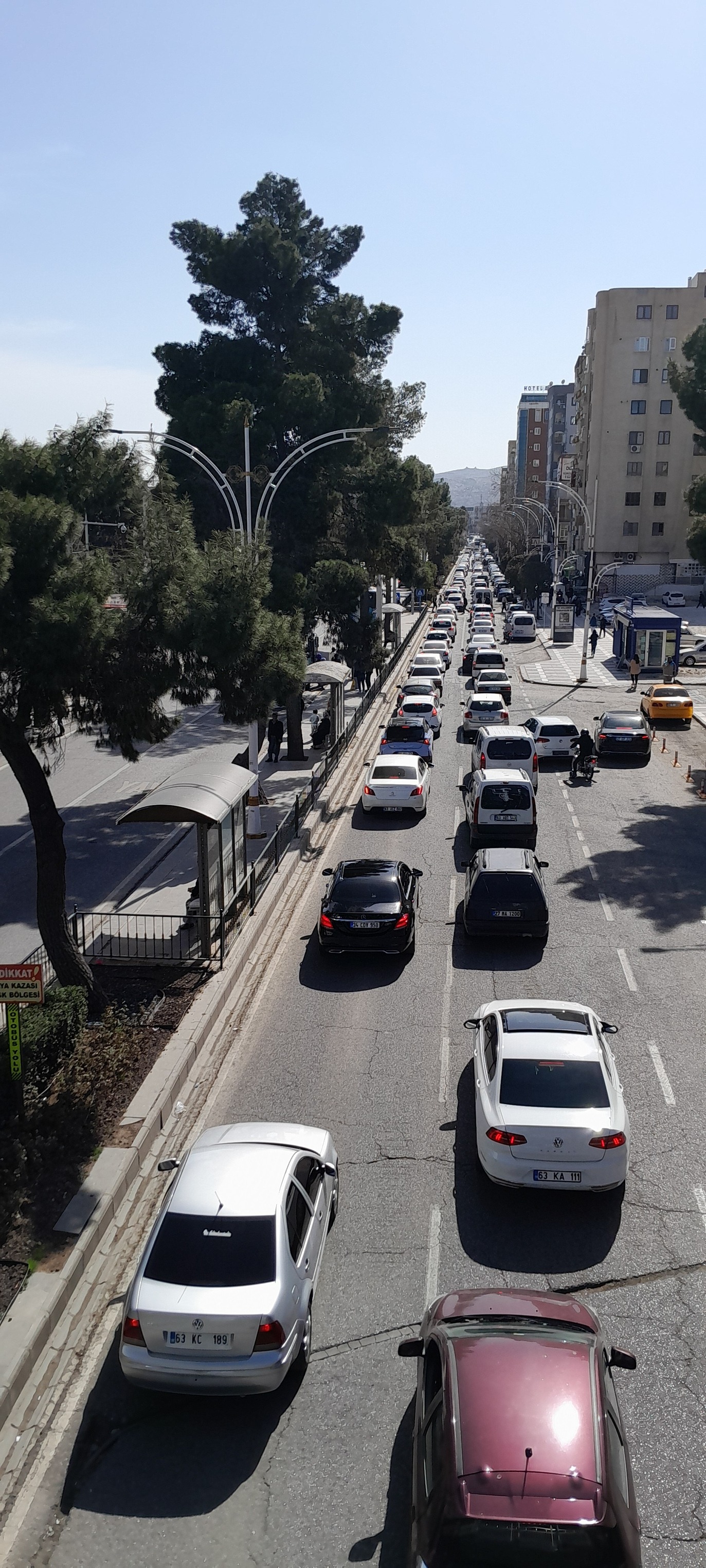 Şanlıurfa İlmerkezinde yoğun trafik 