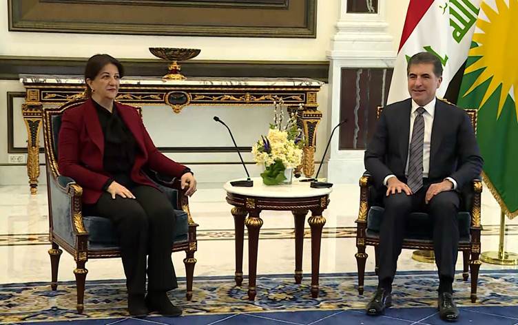 Başkan Neçirvan Barzani ile DEM Parti İmralı Heyeti görüşmesi başladı
