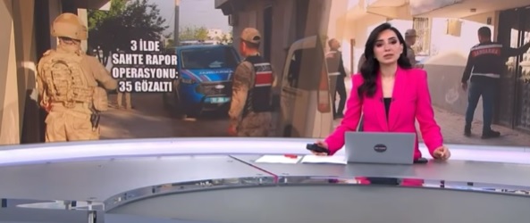 Jandarmadan sahte rapor opersyonu