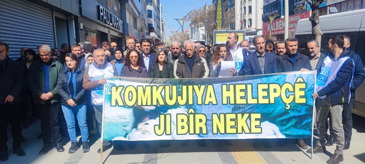   KESK VAN ŞUBELER PLATFORMU HALEPÇE KATLİAMINI KINADI