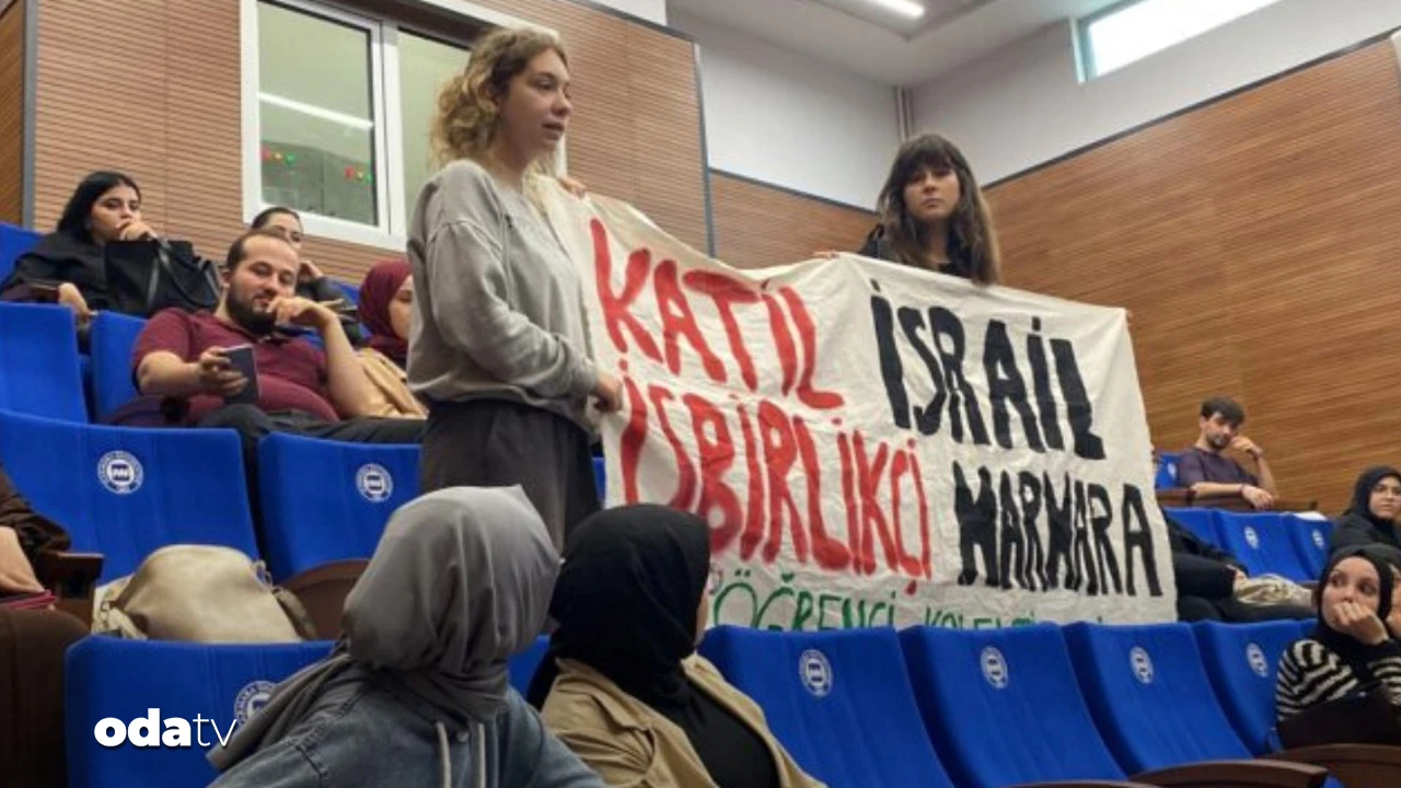 Marmara Üniversitesi'nde öğrencilere İsrail cezası