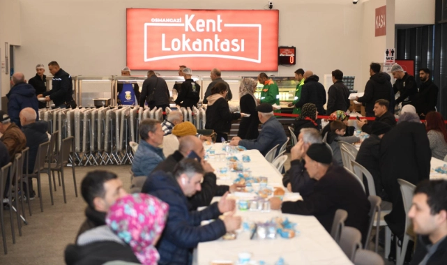 Osmangazi'de 7 noktada iftar sofraları kuruldu