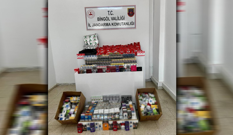 Bingöl’de Kaçakçılık Operasyonu: Binlerce Kaçak Ürün Ele Geçirildi
