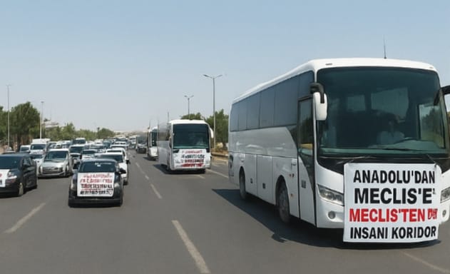 Şanlıurfa Gazze için Ankara ya Akın Etti