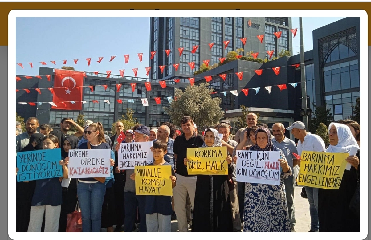 Ümraniye Topağacı’nda ‘rantsal’ dönüşüme karşı barınma hakkı mücadelesi