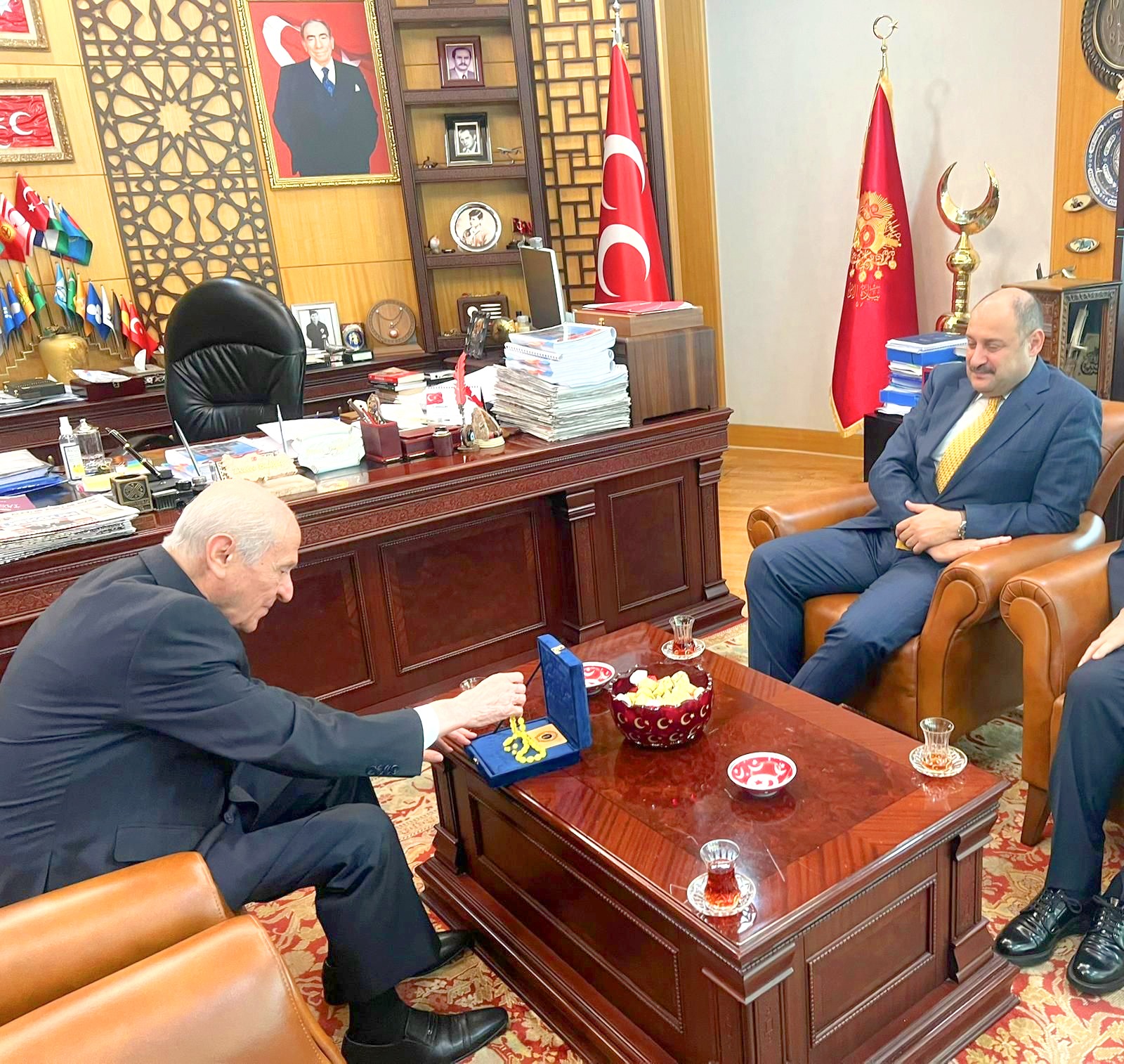 BAŞKAN GÜLPINAR’DAN MHP GENEL BAŞKANI DEVLET BAHÇELİ’YE ZİYARET