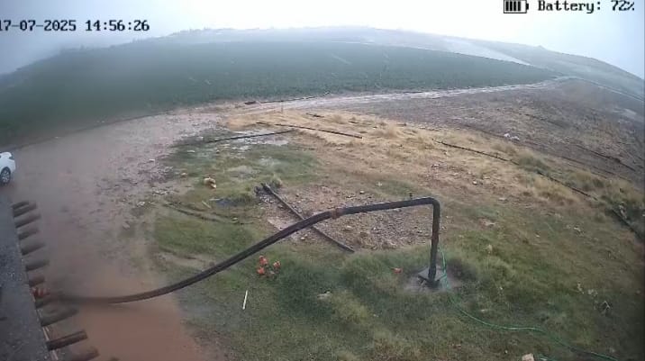 Viranşehir’de Sağanak Yağış ve Fırtına Kameralara Yansıdı