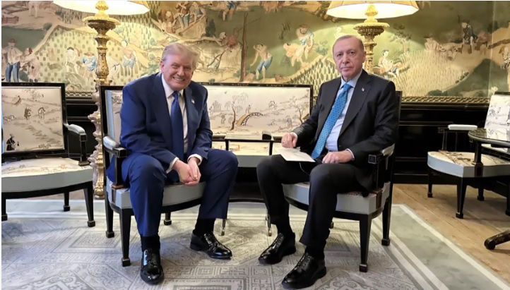 Cumhurbaşkanı Erdoğan, ABD Başkanı Trump ile bir araya geldi
