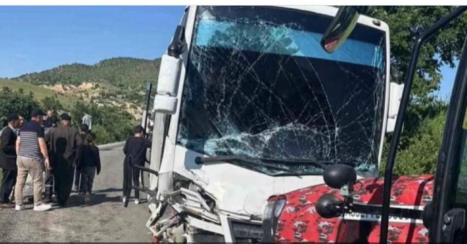 Tunceli Pertek'te Trafik Kazası 8 Yaralı